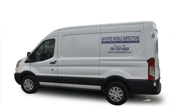 Bay State Mobile Inspections white van
